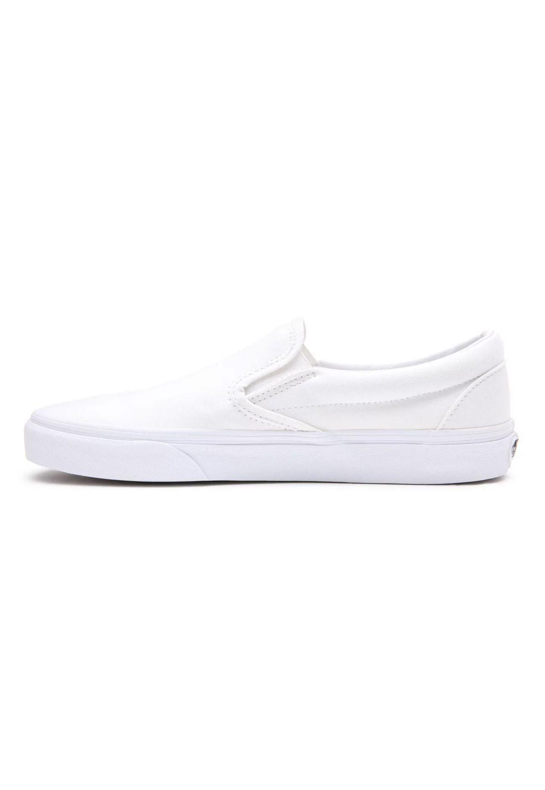 Zapatillas Unisex UA Classic Slip-On Blanca-4