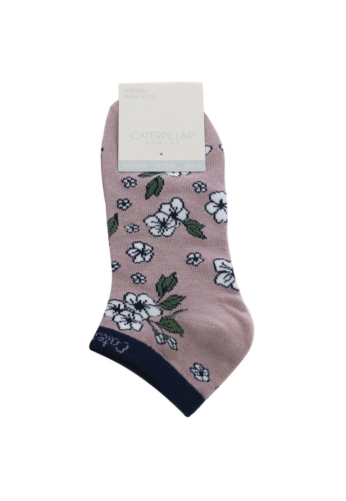 Calcetin Mujer Violet Women'S Ankle Sock Rosa Cat-1