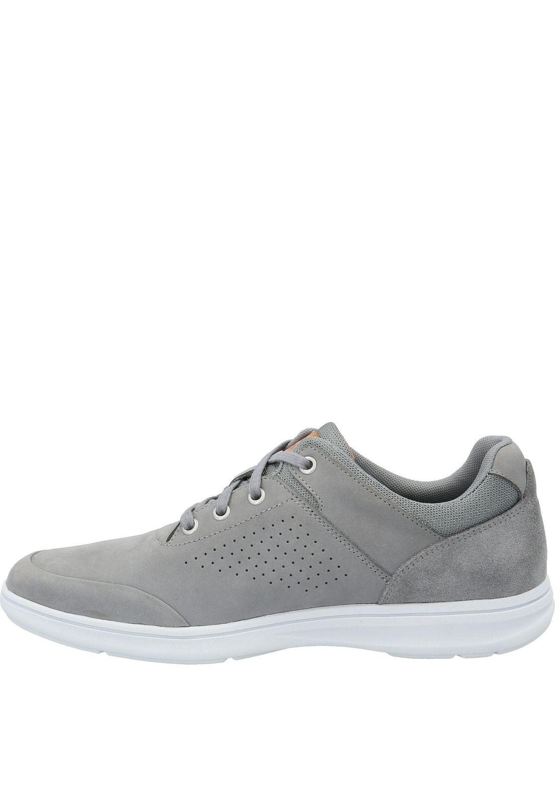 Zapatilla Cuero Hombre Dust Gris-4