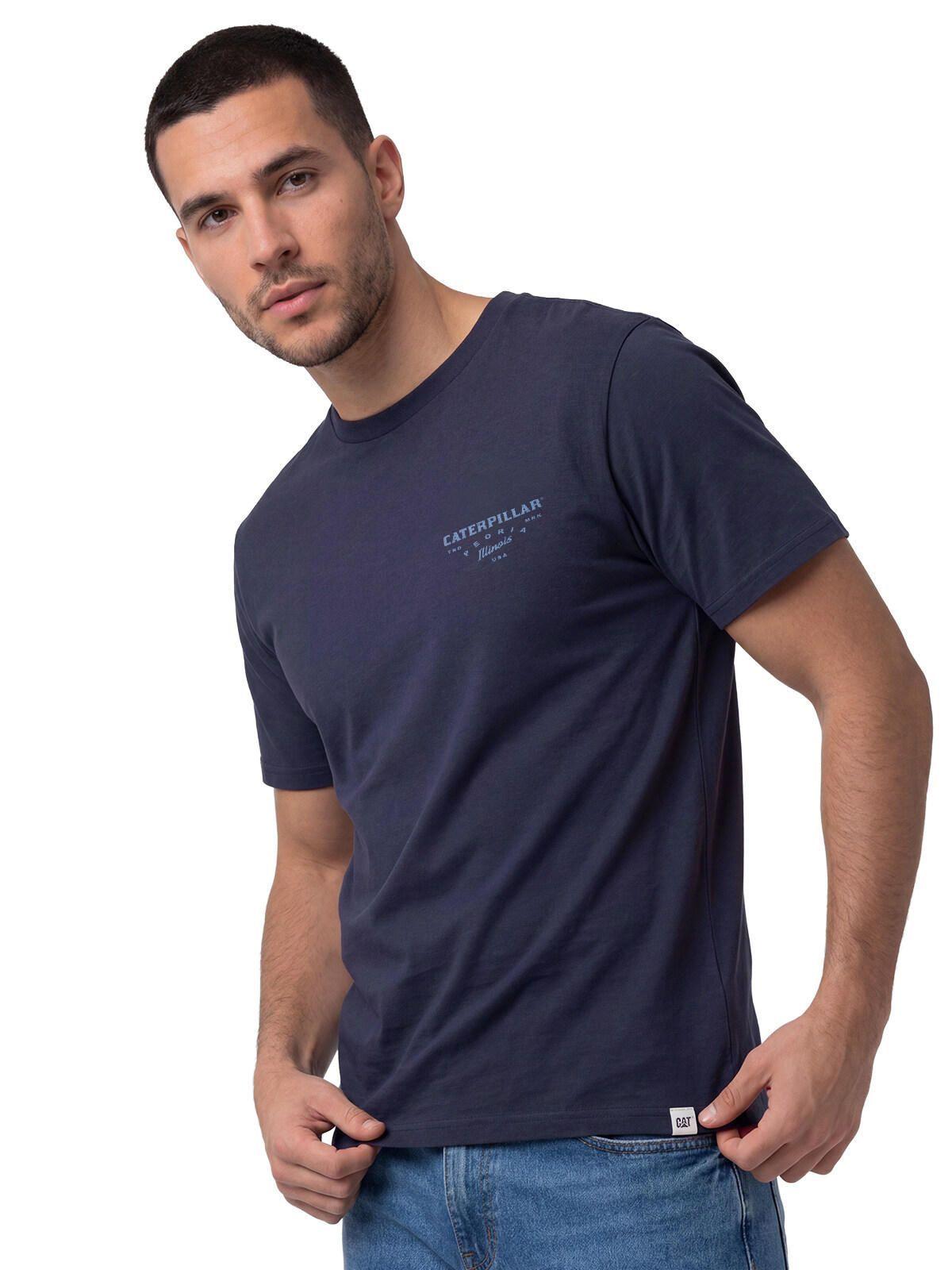 Polera MCorta Hombre Heritage Peoria Azul-0