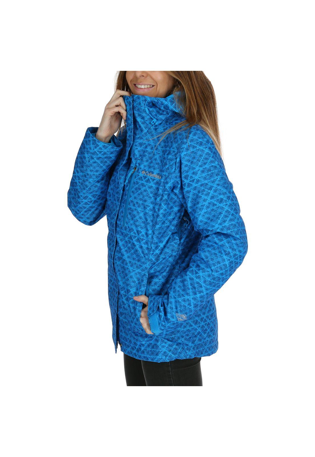 Parka Mujer Whirlibirth Iii Inte Polyester Azul-2