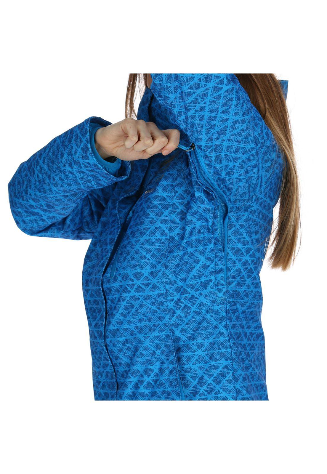 Parka Mujer Whirlibirth Iii Inte Polyester Azul-3