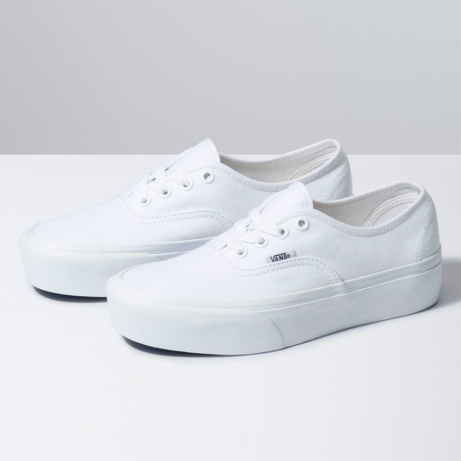 Zapatillas Unisex UA Authentic Platform 2.0 Blanca-0