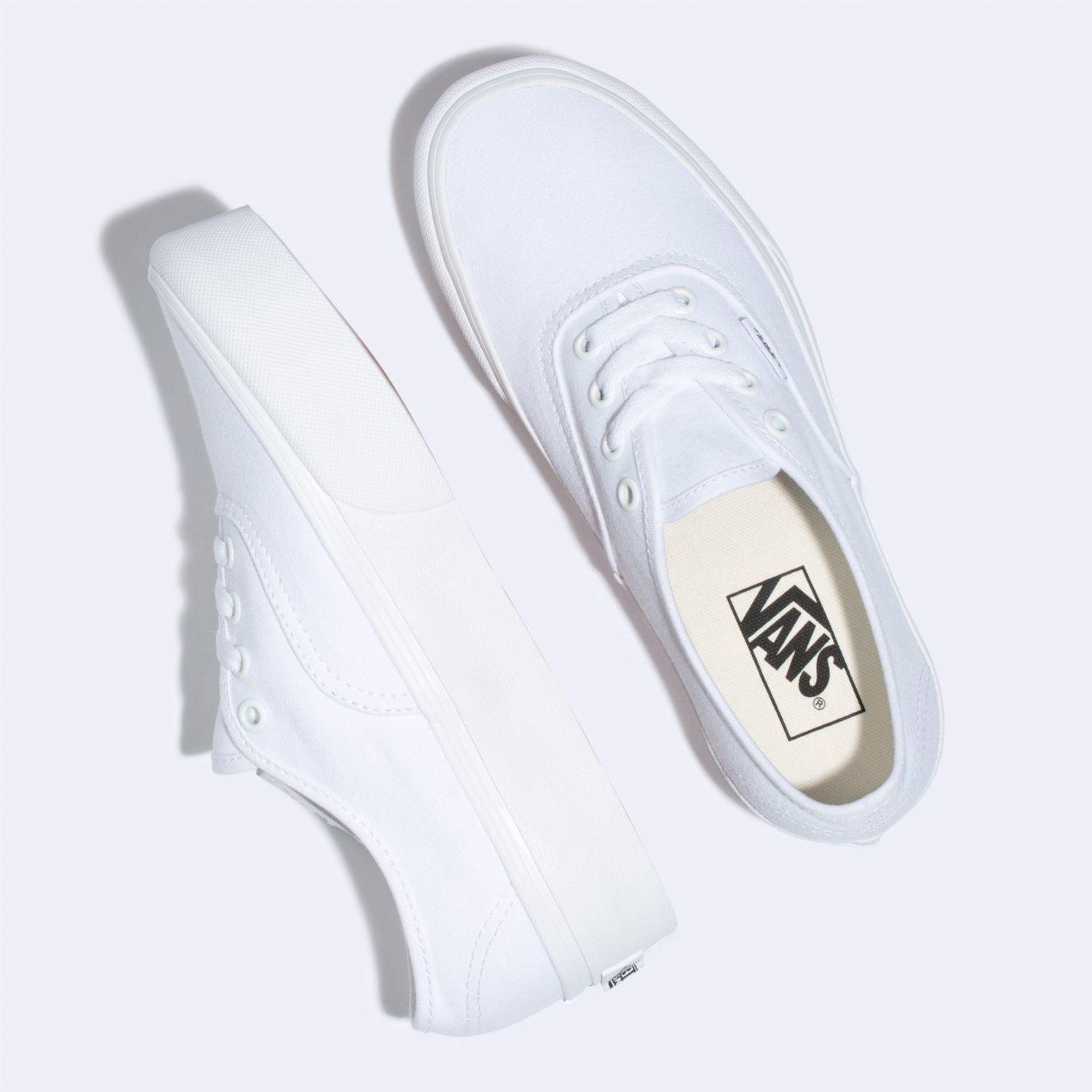 Zapatillas Unisex UA Authentic Platform 2.0 Blanca-1