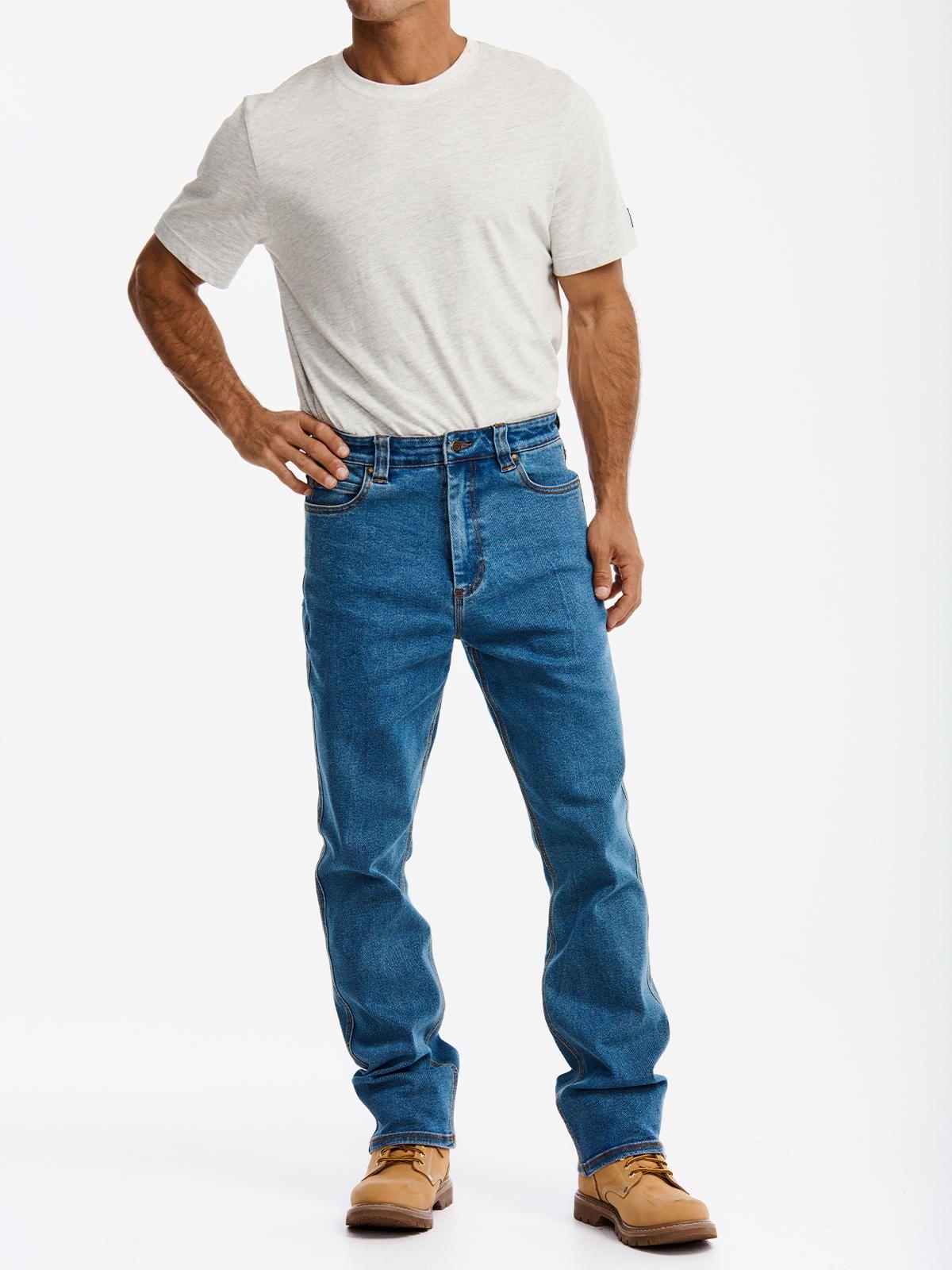 Jeans Hombre D4 Athletic Fit Jean Azul-0