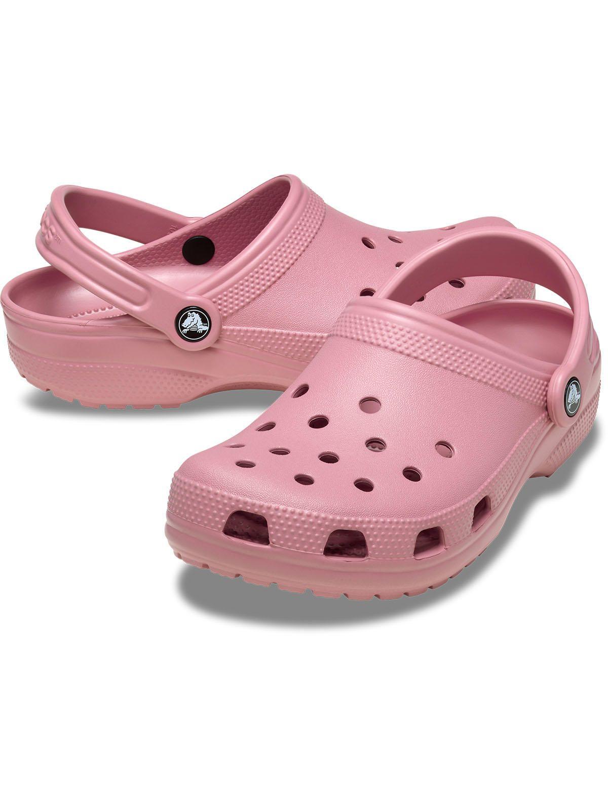 Zueco Crocs Unisex Classic Clog Rosado rosette-4