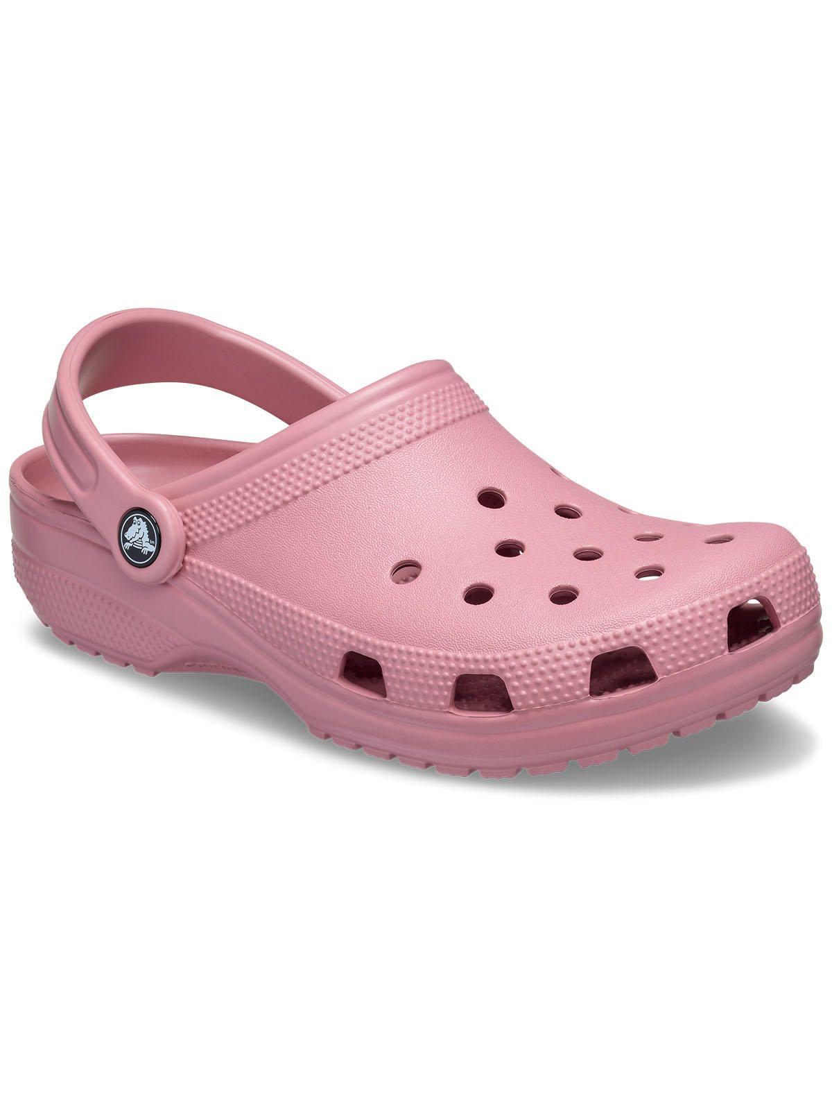 Zueco Crocs Unisex Classic Clog Rosado rosette-6