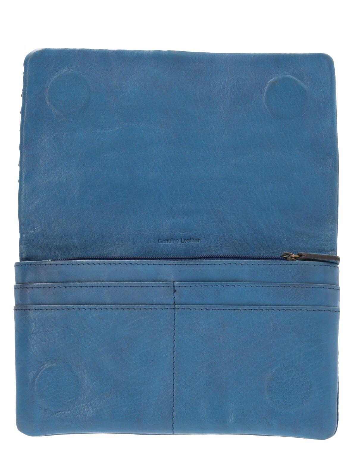Billetera Cuero Azul Ws Freya Mujer-2