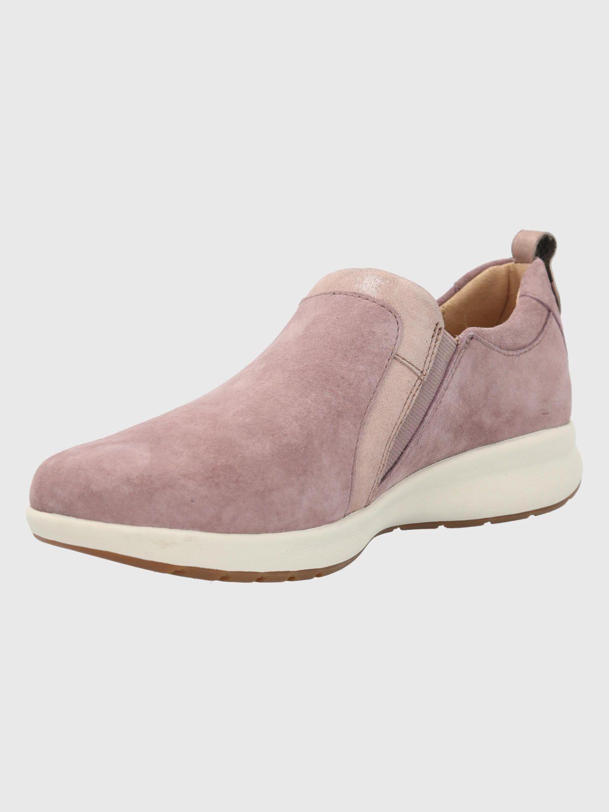 Zapato Cuero Rosado Mujer Spinal Slip On -3