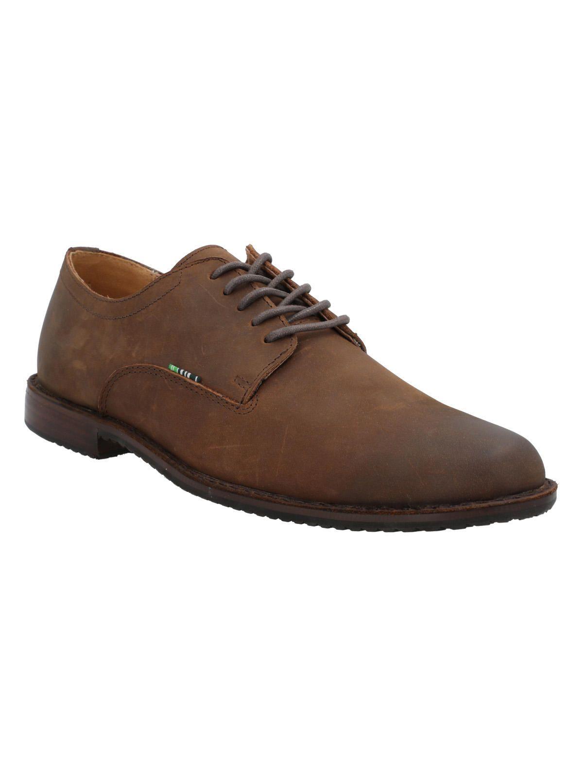 Zapato Cuero Hombre Harrow Ii Café-1