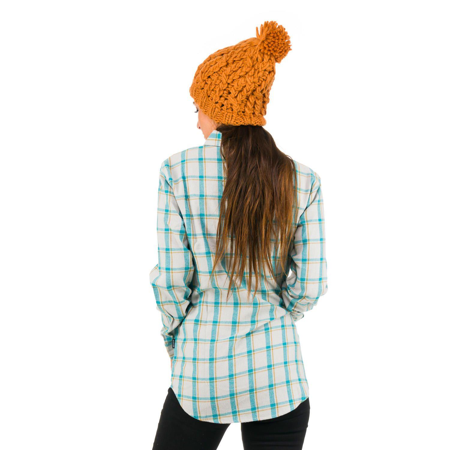 Camisa M/L Mujer Brighton W Gris -2