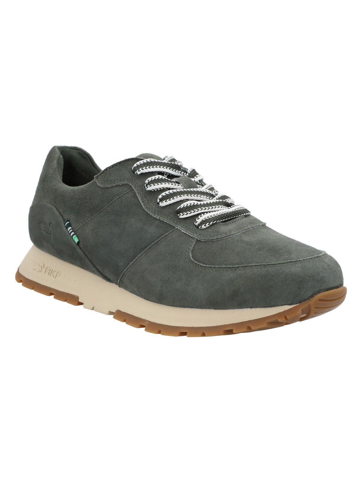 Zapatilla Cuero Mujer Thao Verde-1