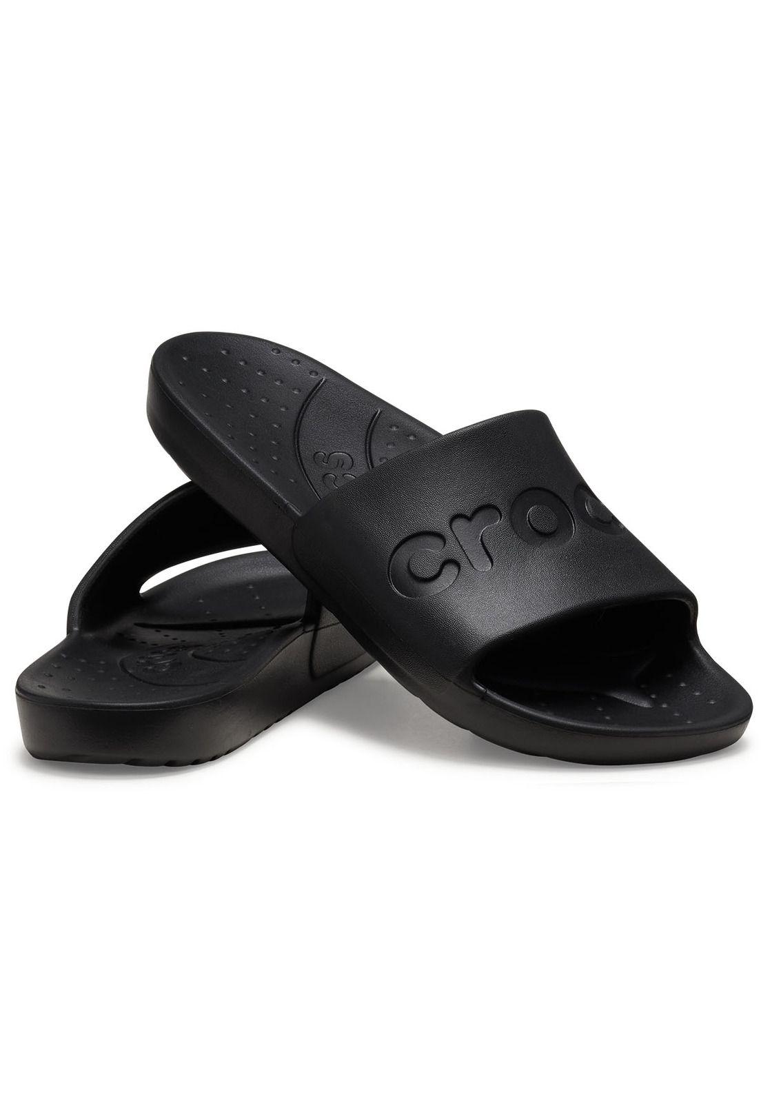 Sandalia Crocs Hombre Slide Negro-3