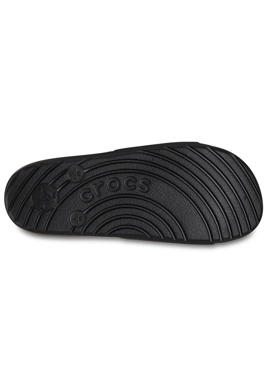 Sandalia Crocs Hombre Slide Negro-5