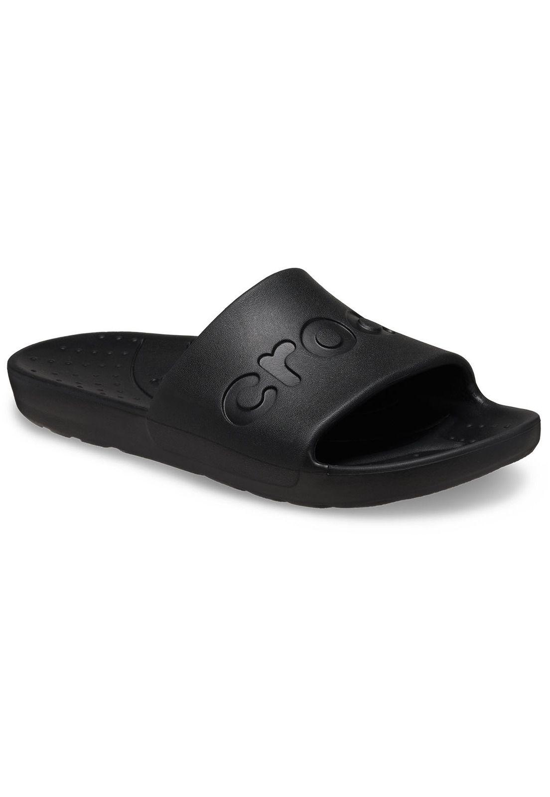 Sandalia Crocs Hombre Slide Negro-6