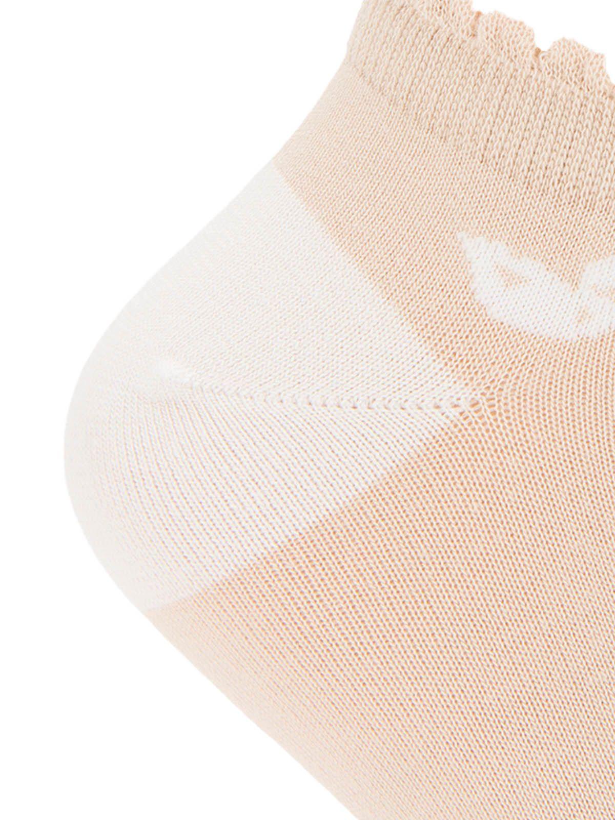 Calcetin Bambú Mujer Ped Classic Beige/Crudo-2