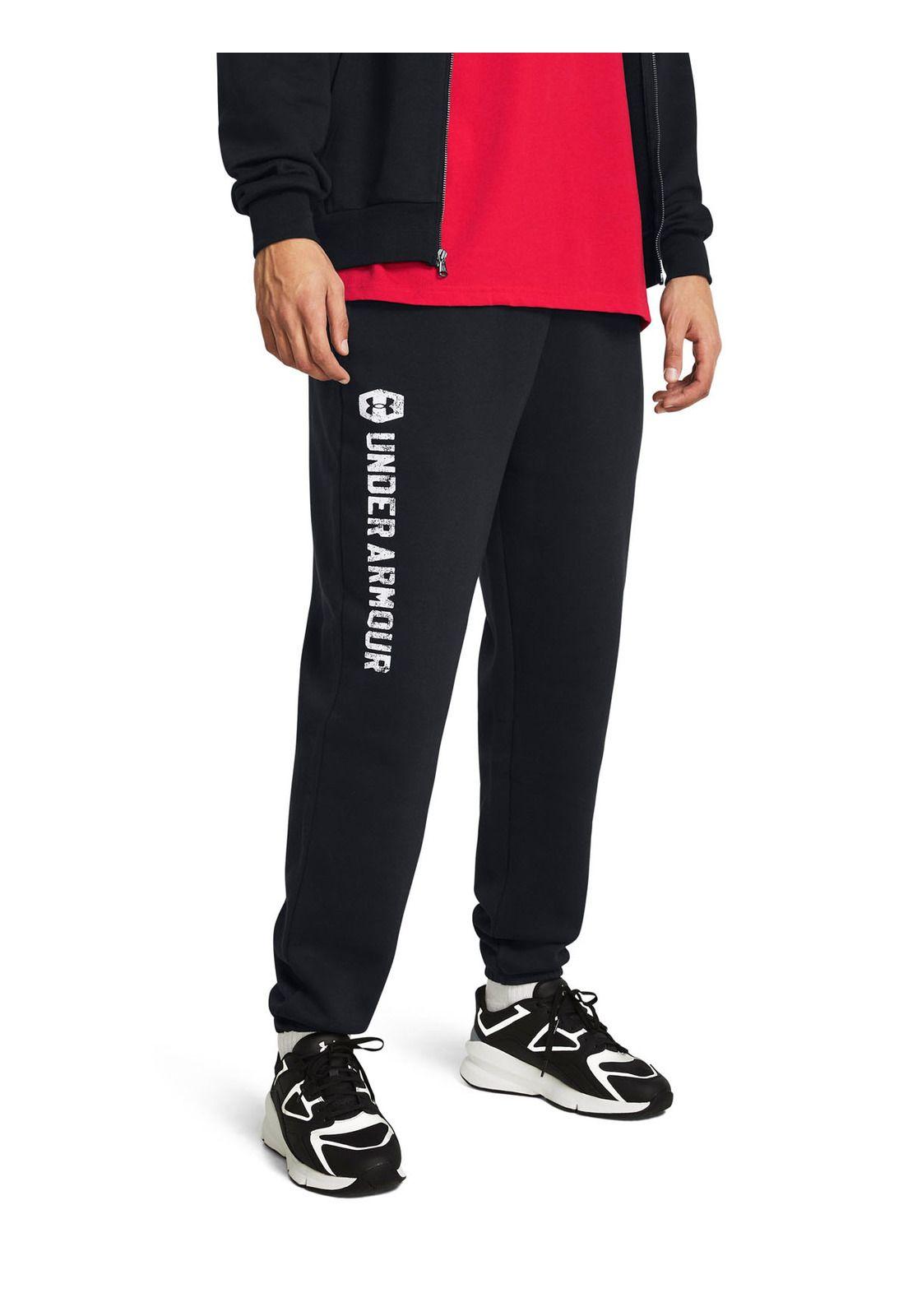 Joggers Icon Fleece 24/7 para hombre Negro-3