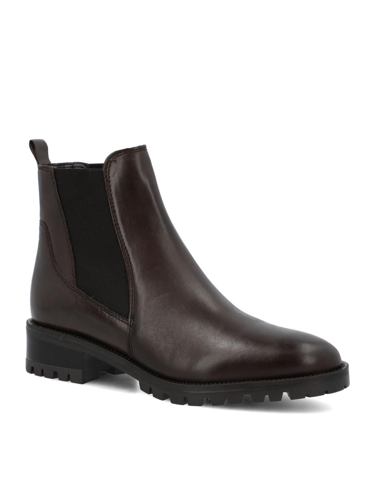 Botin Cuero Mujer Carmeli Café-1