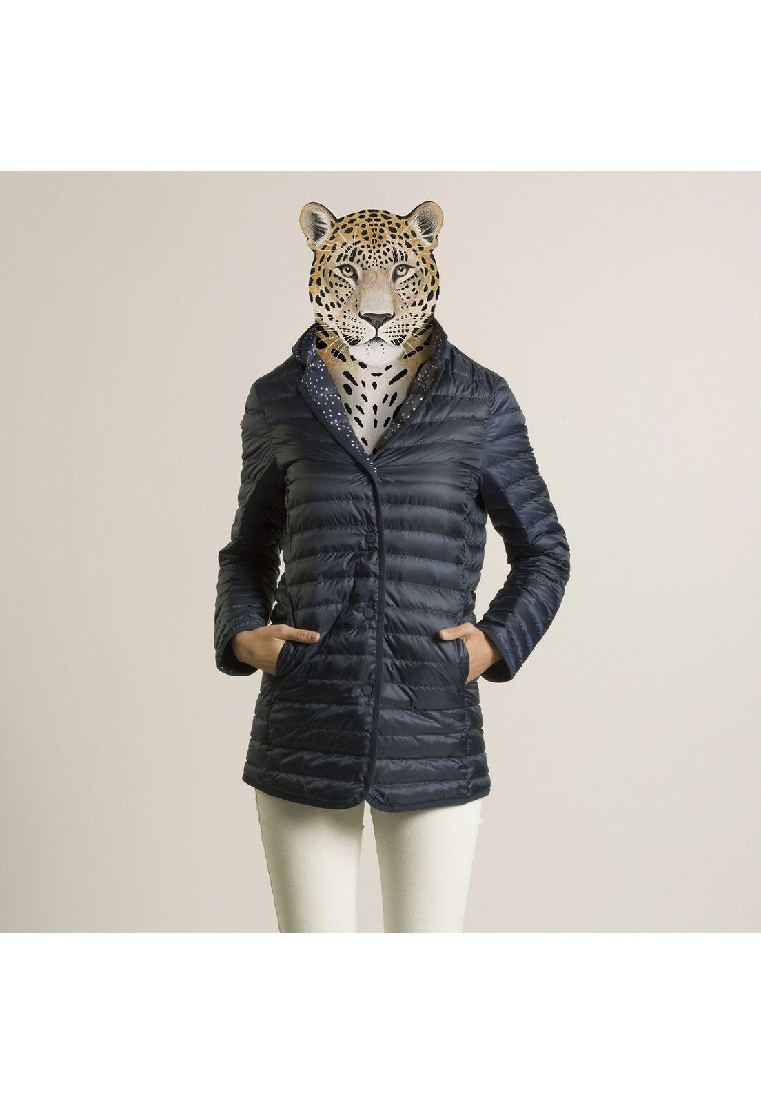 Parka Mujer Poliéster Filipa Azul-0