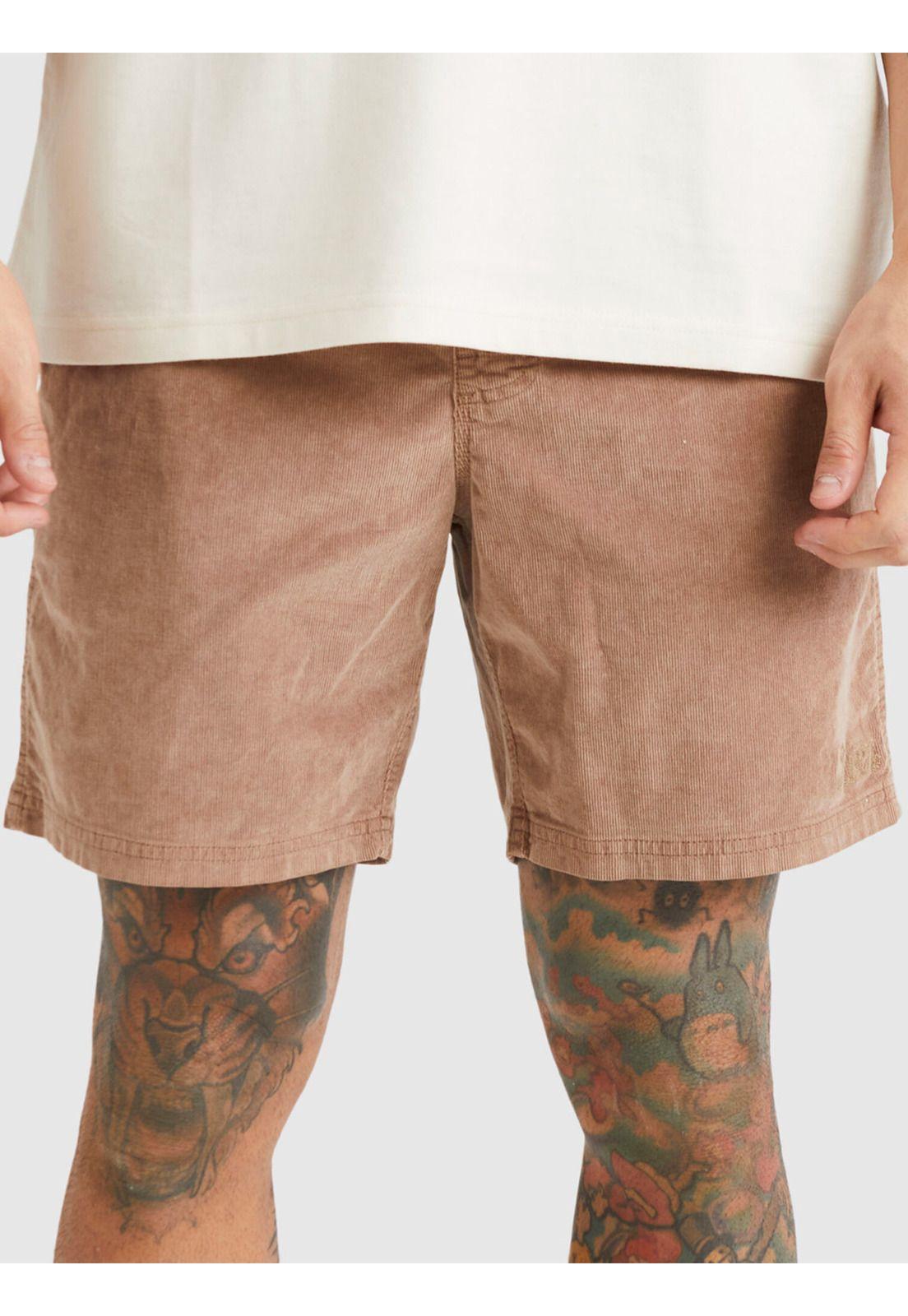 Short Hombre Escape Elastic Cotelé Beige-0