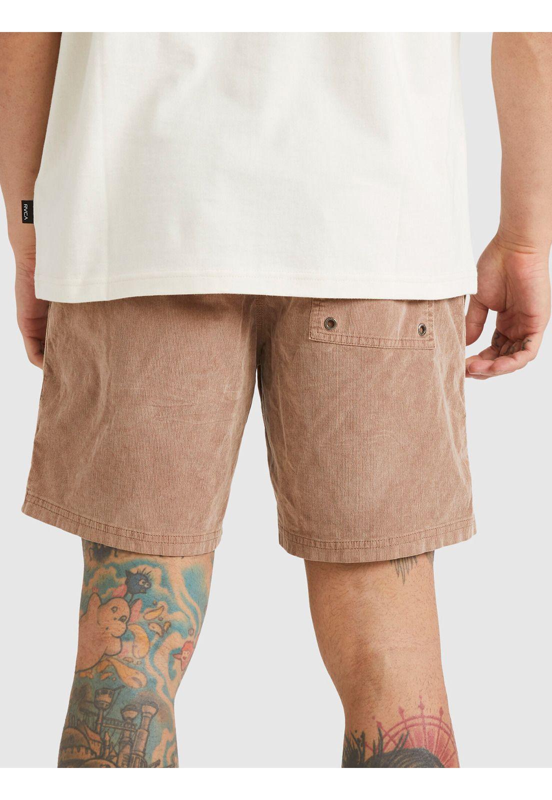 Short Hombre Escape Elastic Cotelé Beige-2
