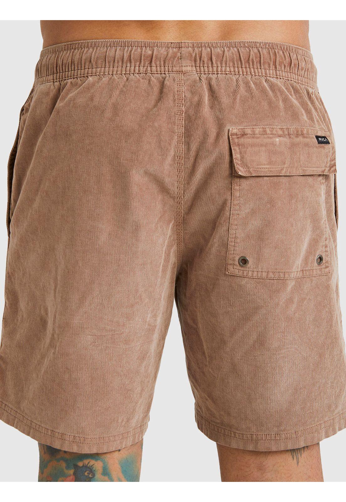 Short Hombre Escape Elastic Cotelé Beige-3