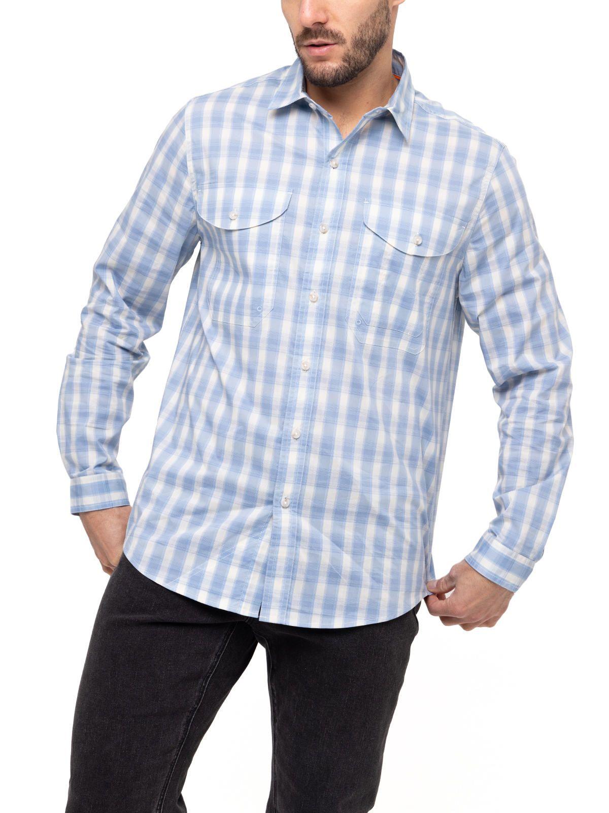 Camisa Natural Flex Atacama Azul Hombre-7