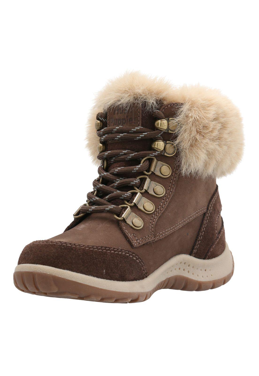 Botin Cuero New Ferda-K Niña Café-4