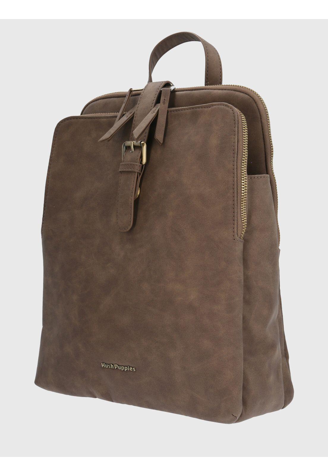 Cartera Ecocuero Café Dwight Back Mujer-1