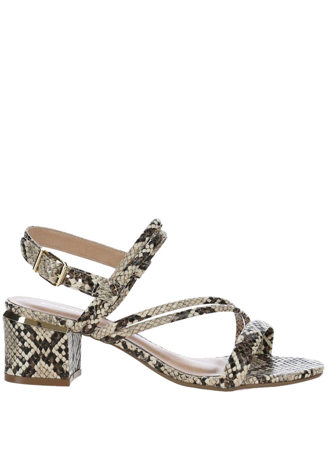 Sandalia Cuero Ferna Pitón Mujer-1