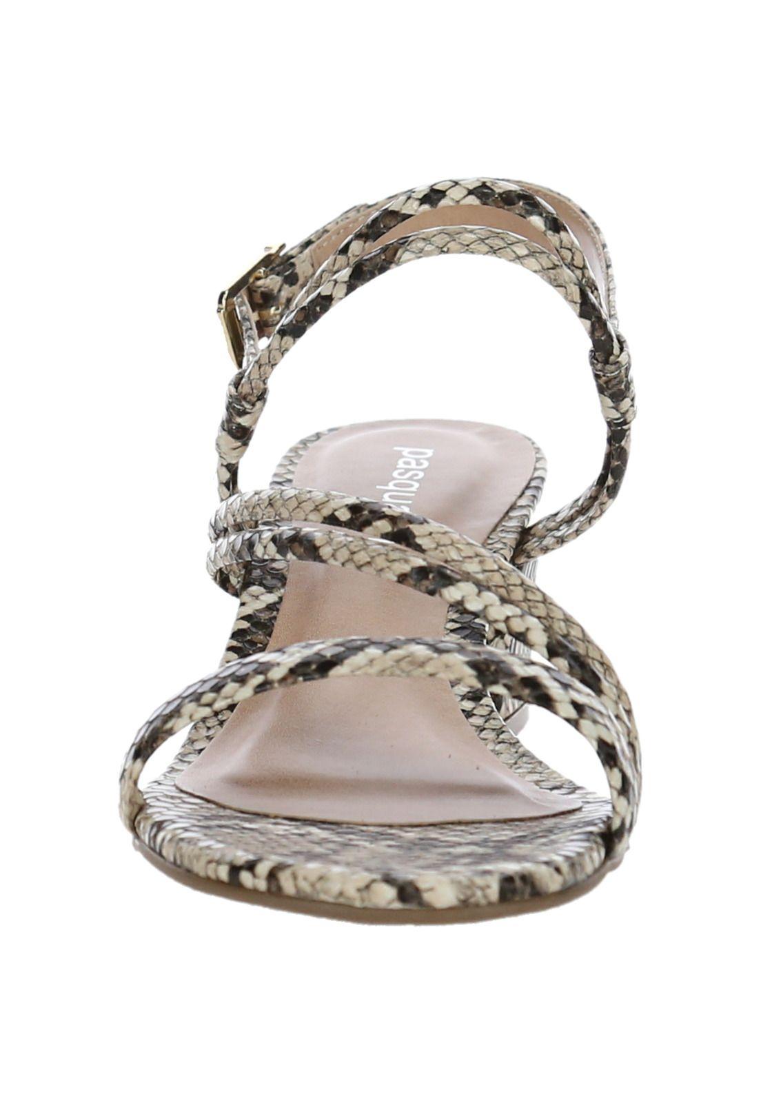 Sandalia Cuero Ferna Pitón Mujer-2