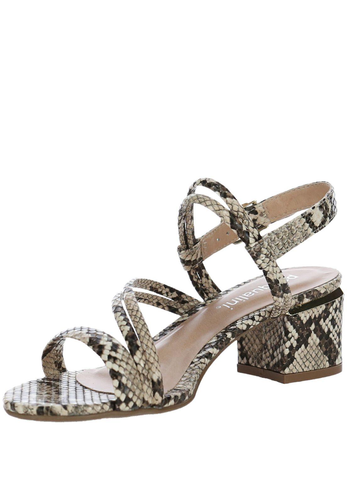 Sandalia Cuero Ferna Pitón Mujer-3