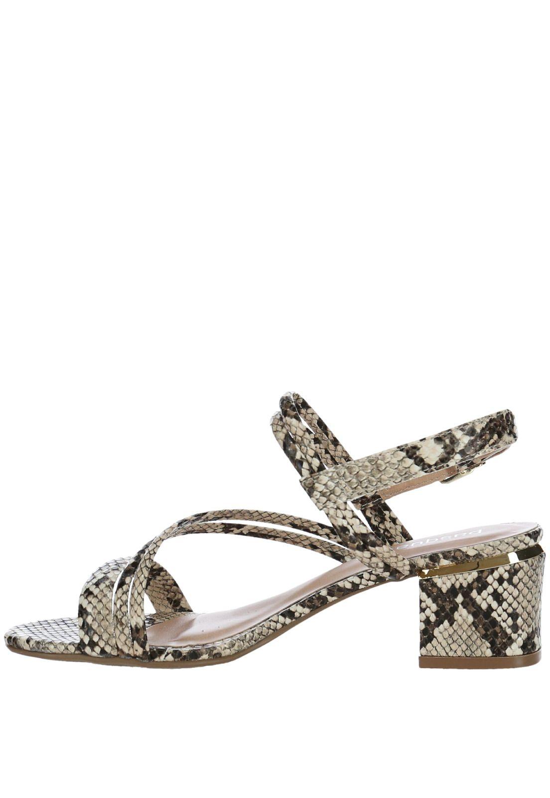 Sandalia Cuero Ferna Pitón Mujer-4