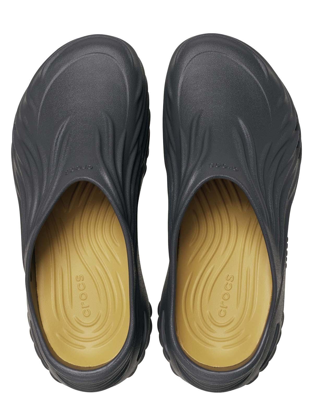 Zueco Crocs Hombre Echo Wave Negro-4