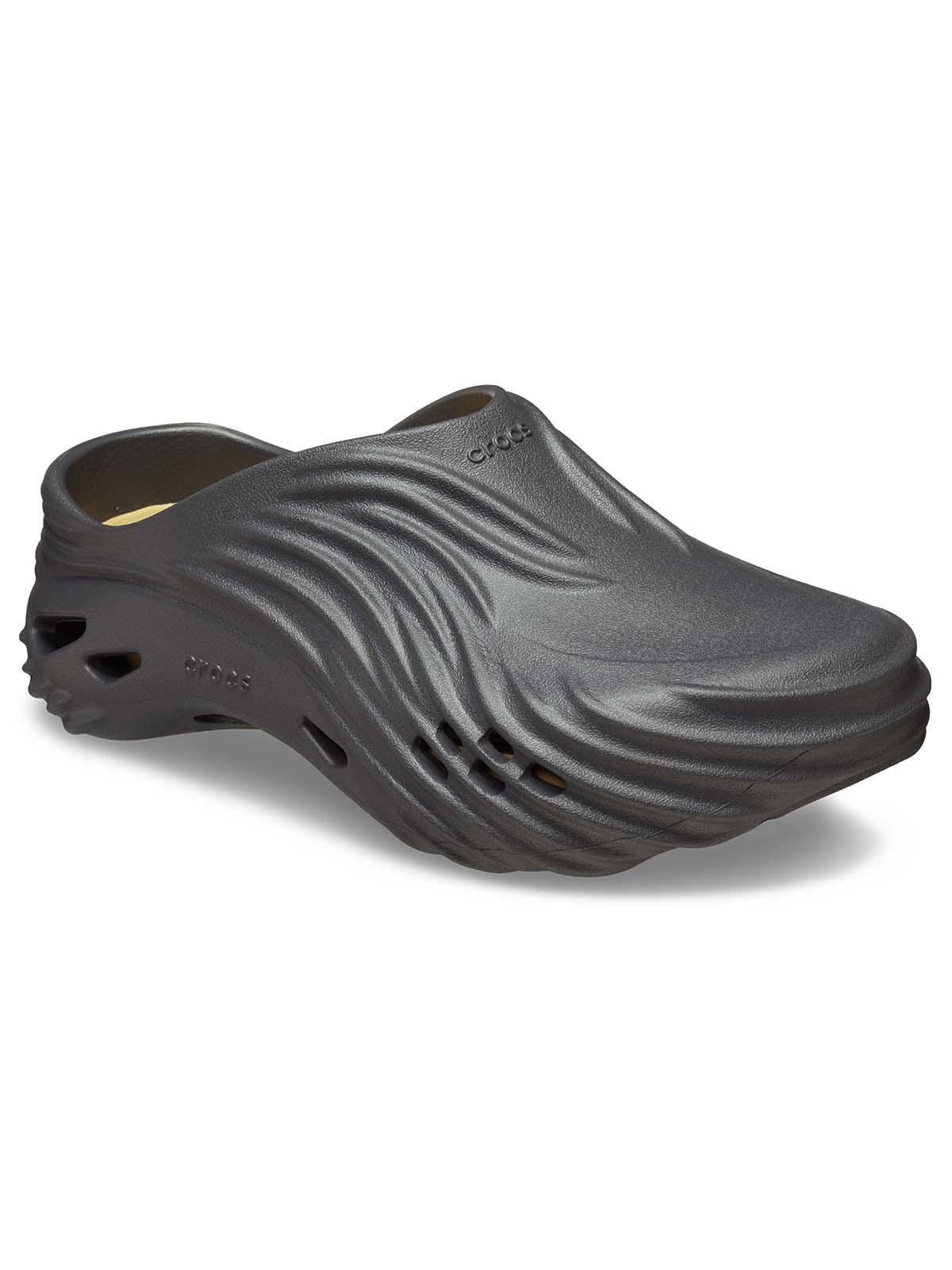Zueco Crocs Hombre Echo Wave Negro-6