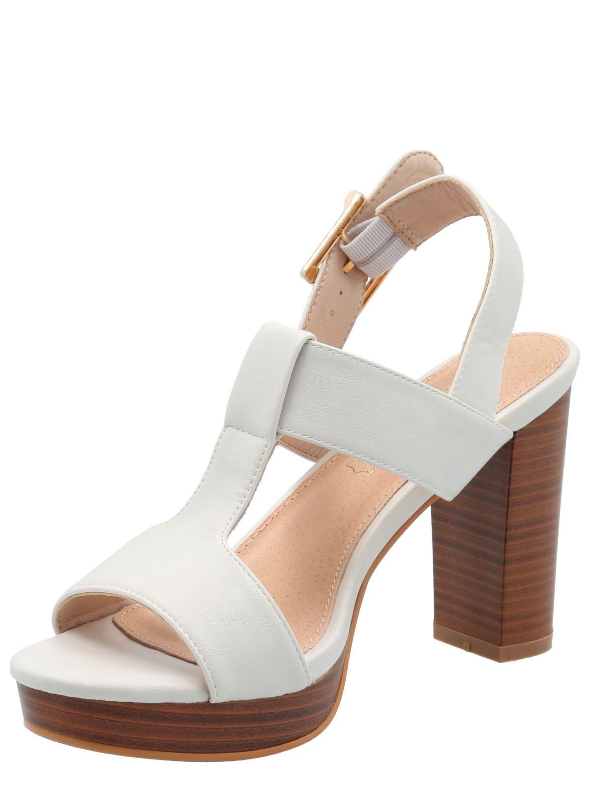 Sandalia Mujer Luciano Blanco -4