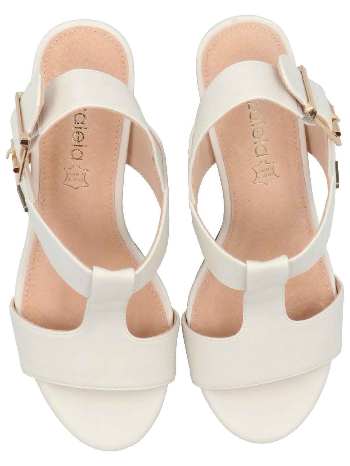 Sandalia Mujer Luciano Blanco -6