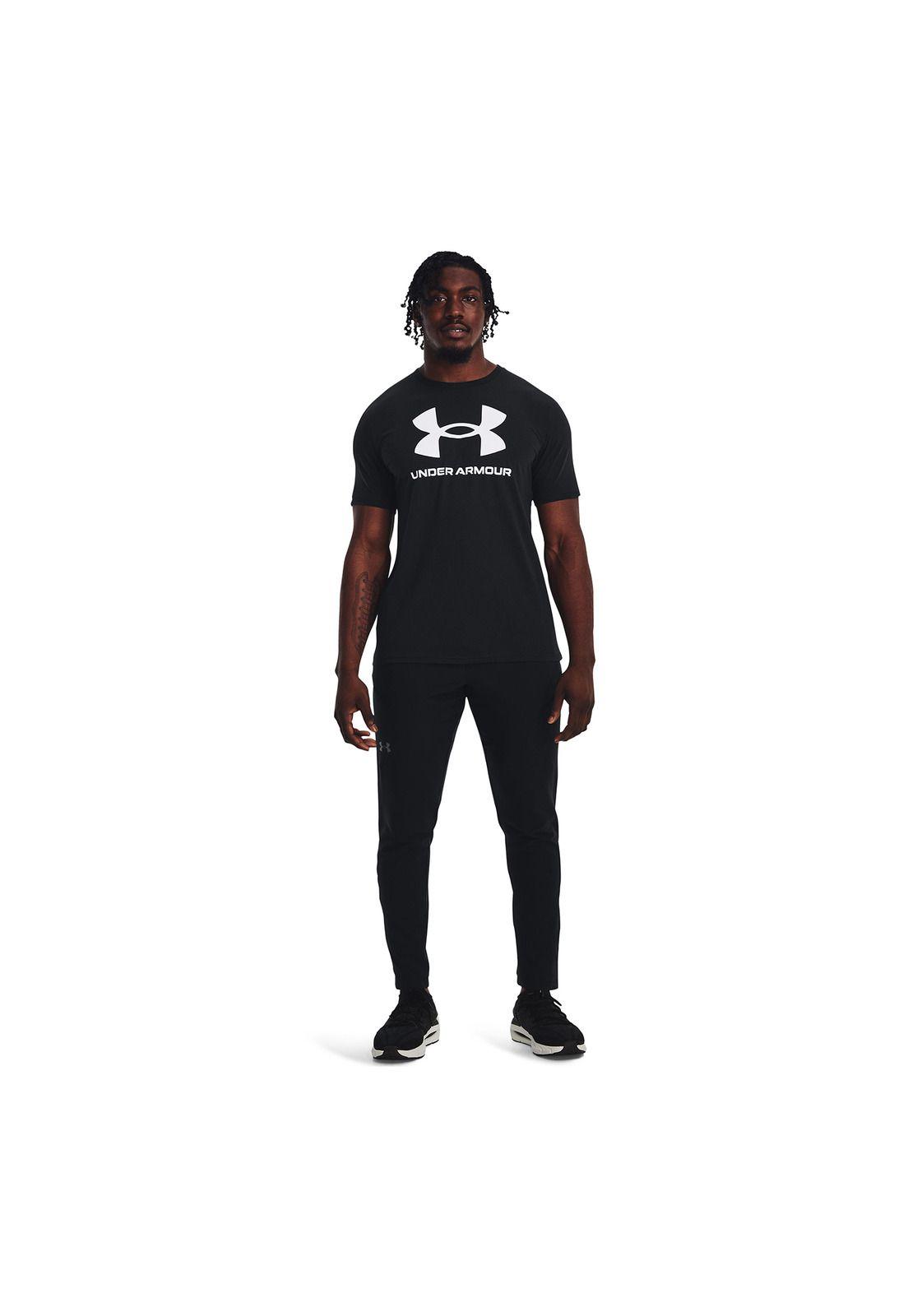 Polera UA Sportstyle Logo hombre Negro-5
