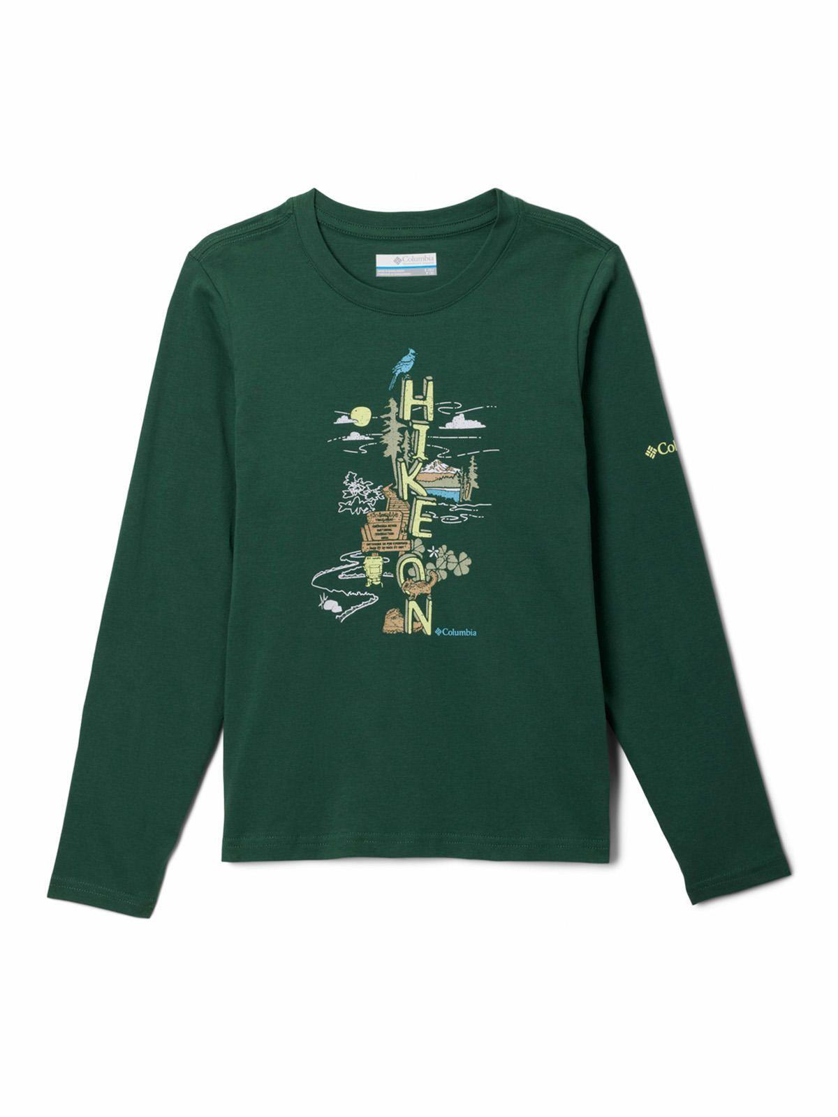 Polera ML Niño Dobson Pass Graphic Verde-0