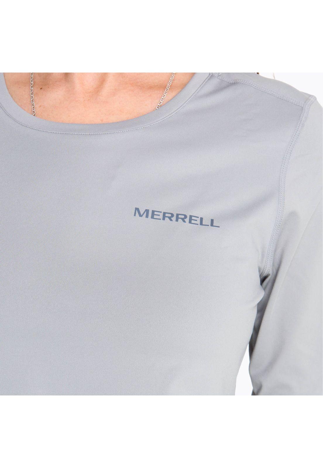 Primera Capa Superior Mujer Hamilton Gris -4