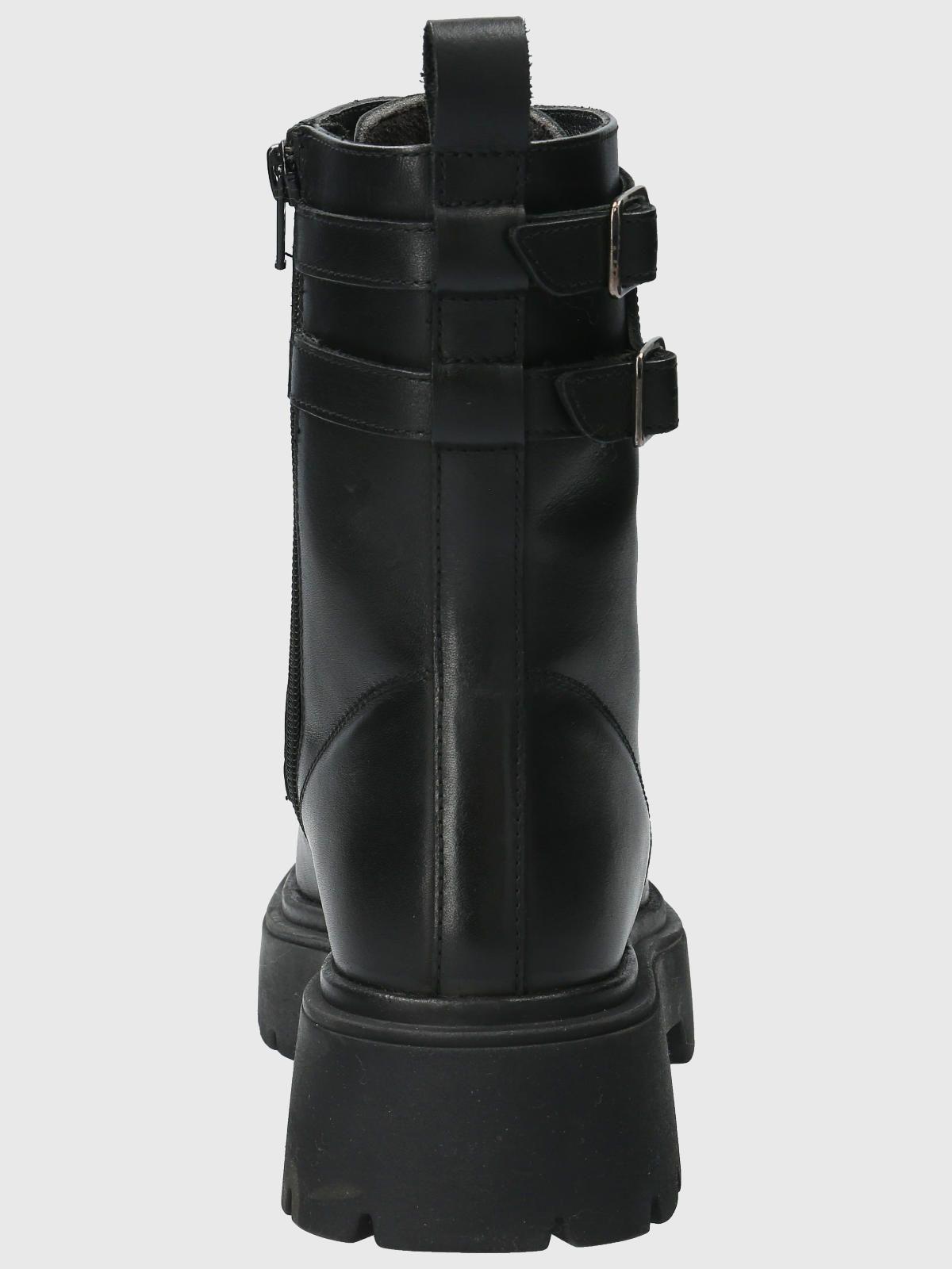 Botin Cuero Mujer Landon Negro-6