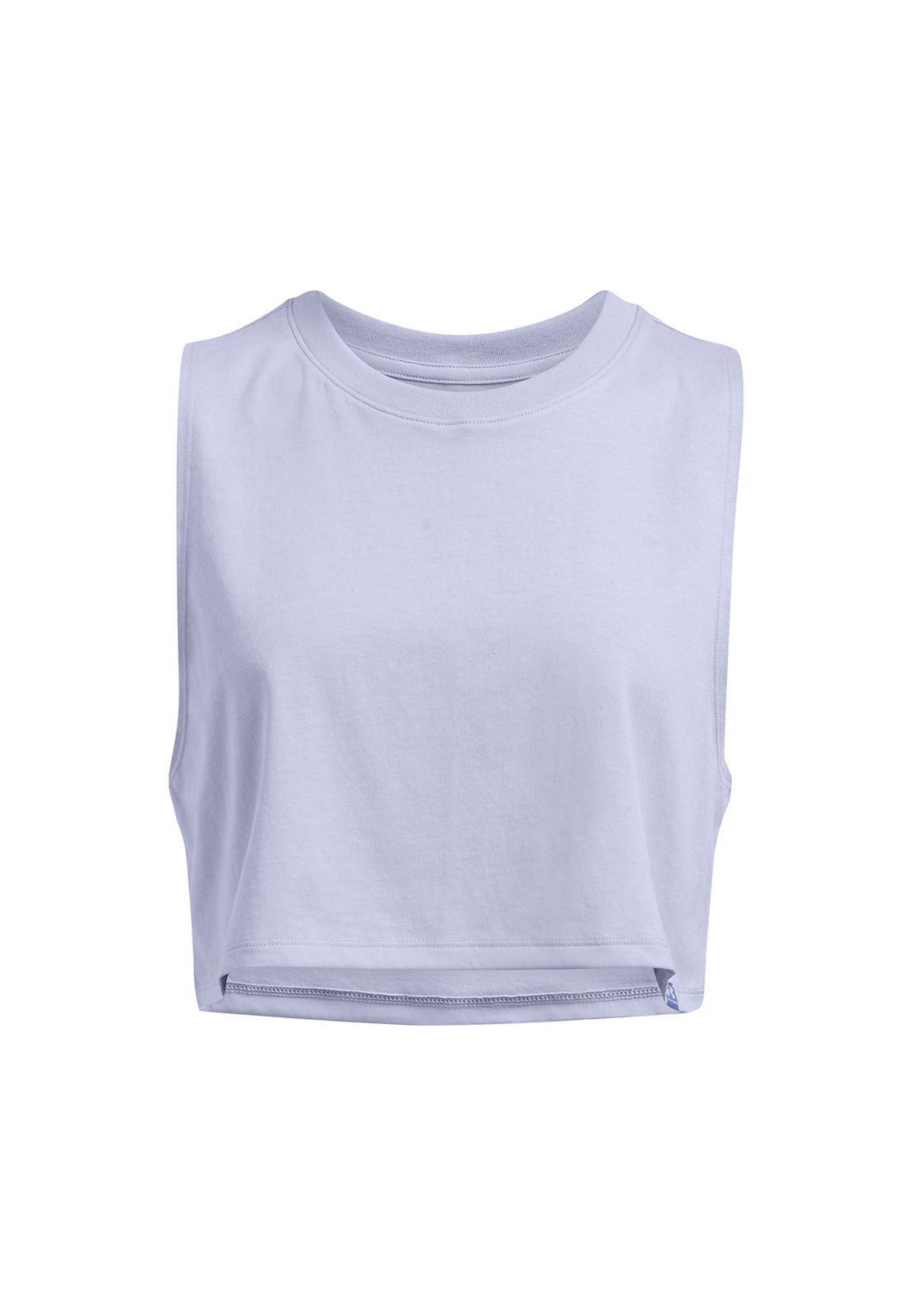 Polera Sin Mangas Campus Crop Mujer Morado-0