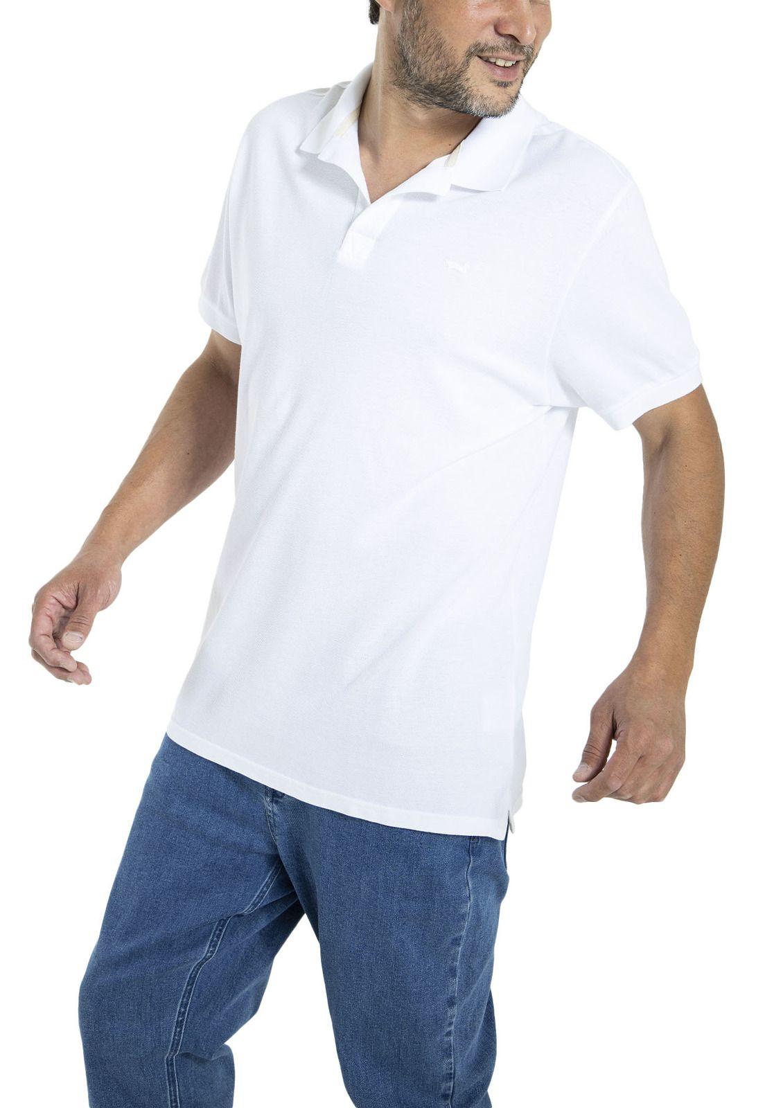 Polera Algodón Org Hombre Piquesport Blanco-3