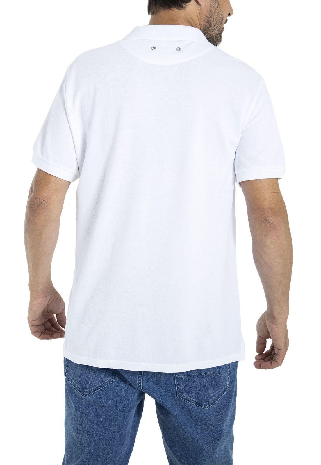 Polera Algodón Org Hombre Piquesport Blanco-5