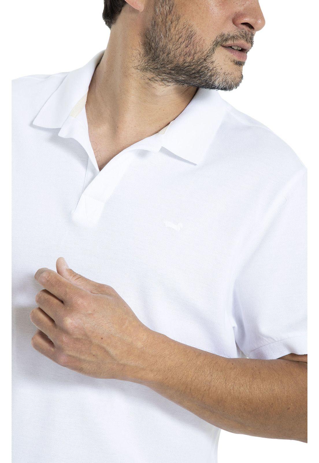 Polera Algodón Org Hombre Piquesport Blanco-6