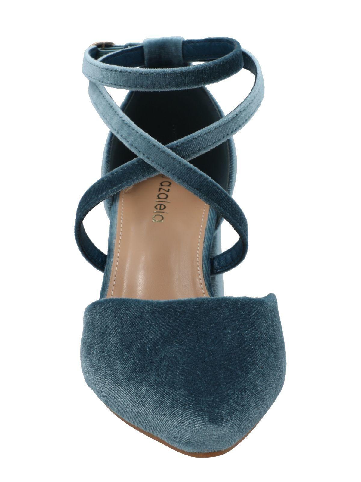 Zapato Mujer Elegance Azul Petróleo-3