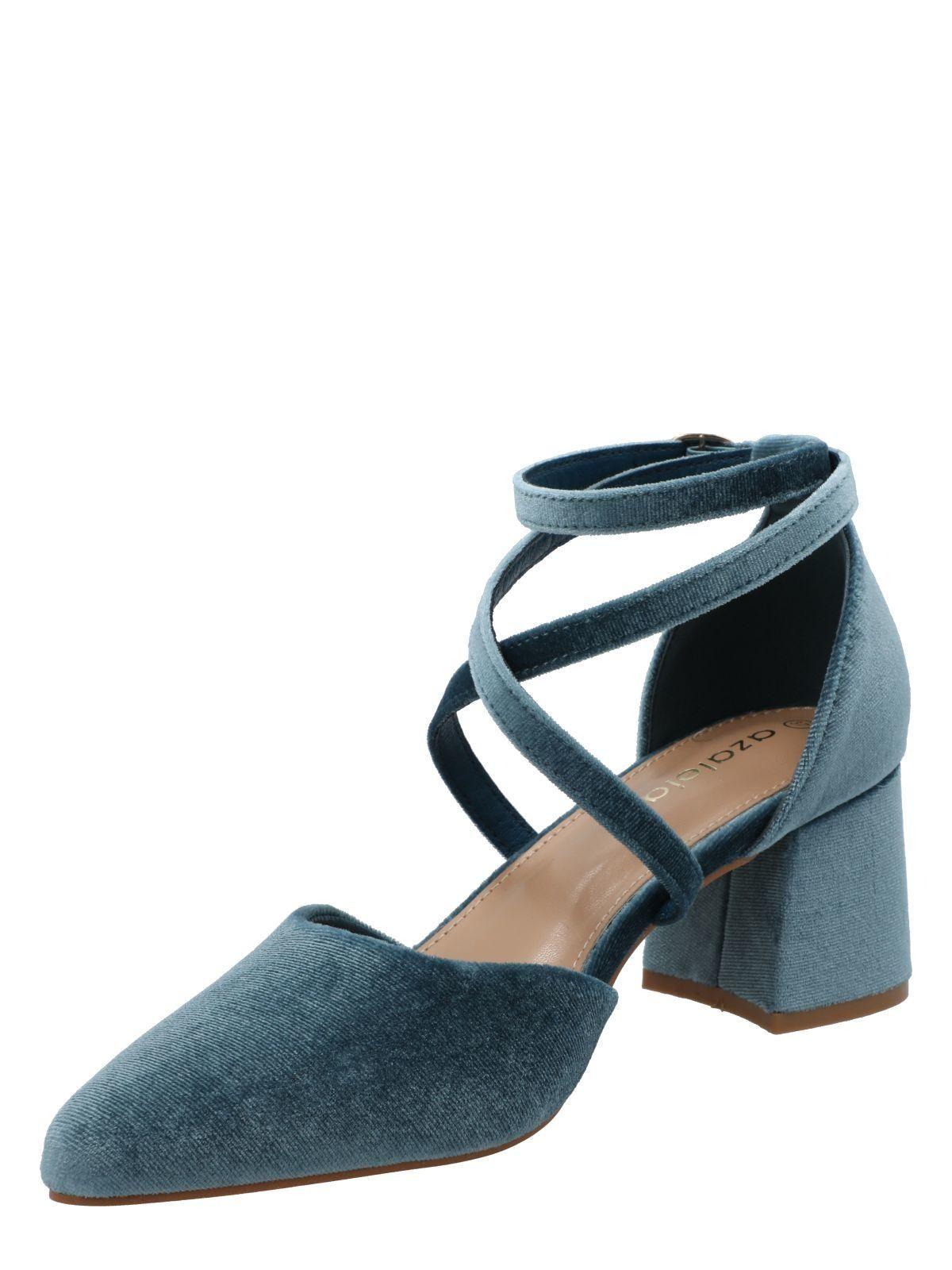 Zapato Mujer Elegance Azul Petróleo-4