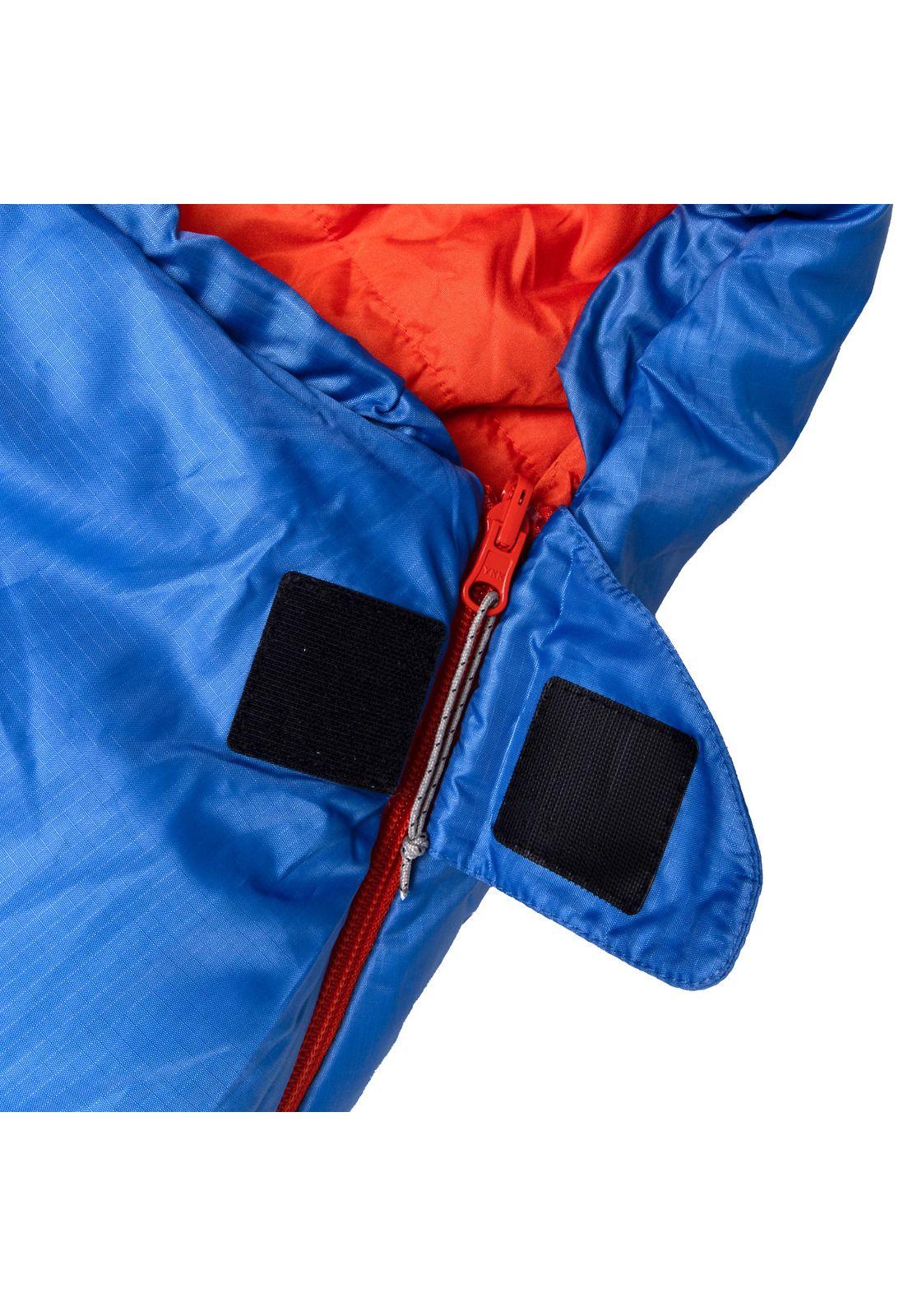 Saco de Dormir Unisex Mid Azul con naranjo-4