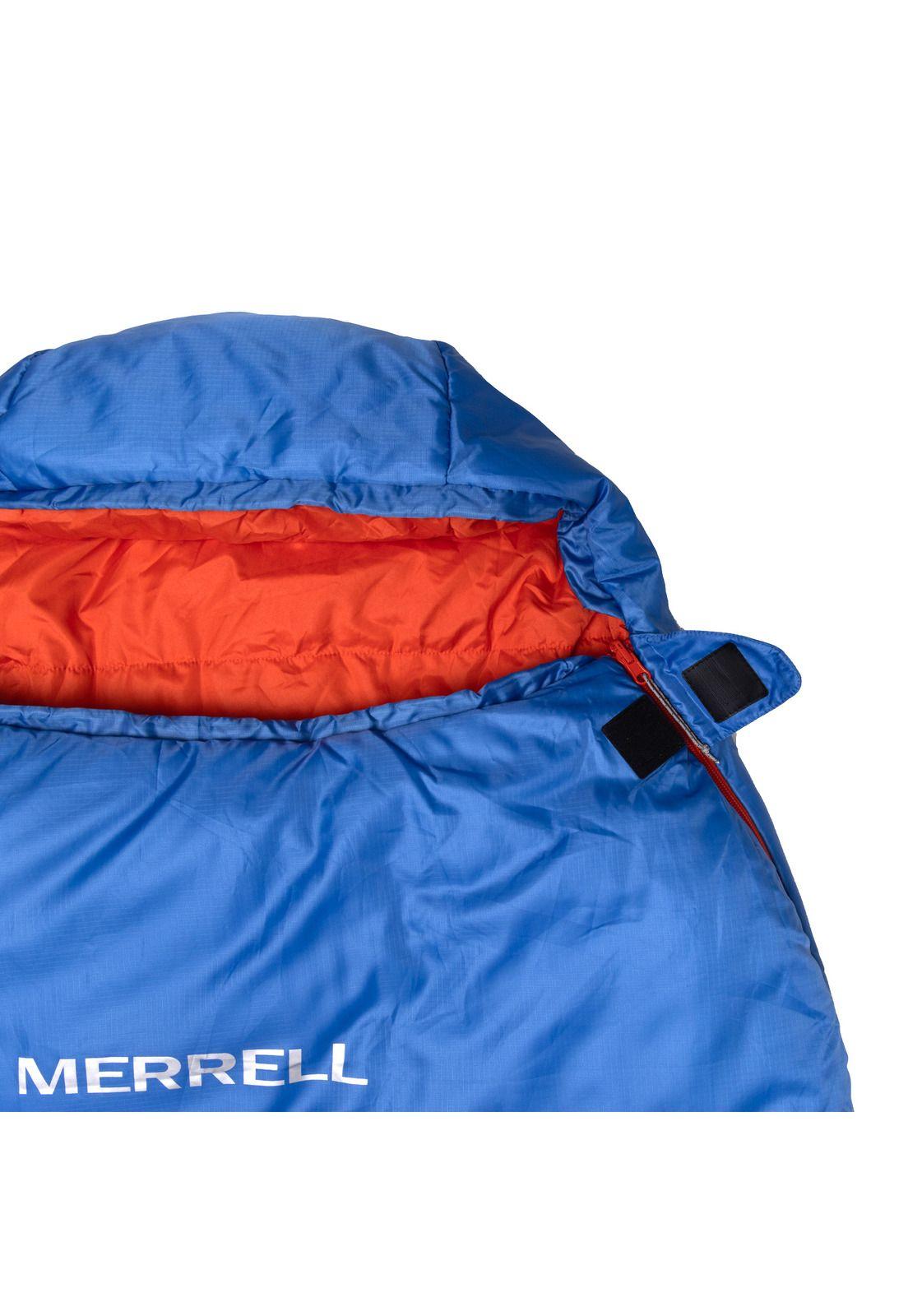 Saco de Dormir Unisex Mid Azul con naranjo-6