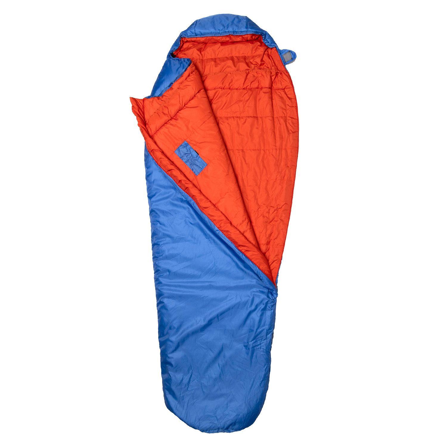 Saco de Dormir Unisex Mid Azul con naranjo-0